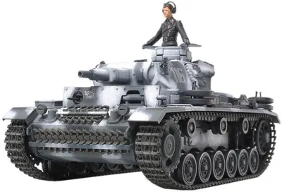 Model de asamblare TAMIYA Militar: Tancuri - Sd.Kfz.141/2 Panzerkampfwagen III Ausf.N (TAM35290)
