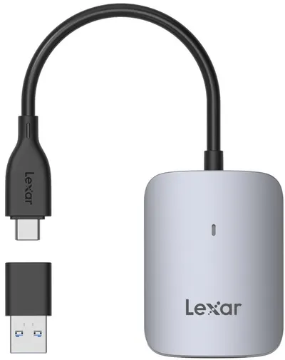 Cititor de carduri Lexar - Professional CFexpress Type A/USB-A/USB-C, argintiu