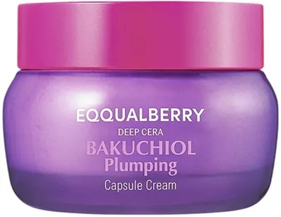 Eqqualberry Cremă de față cu bakuchiol și scualan, 50 ml