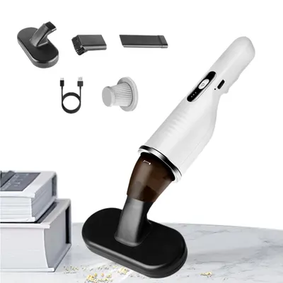 Aspirator portabil auto, 2000 mAh, USB-C, filtru HEPA
