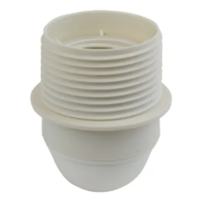 Duliene27 Threaded Plastic Entry White