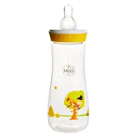 Biberon Pupaza din tei 250 ml Minut Baby 3+
