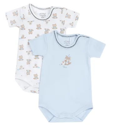 Set 2x body Chicco, Bleu, 11688-66MFCI
