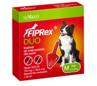 FIPRex Duo M, solutie antiparazitara externa, caini talie medie, (10-20 kg), 1 pipeta