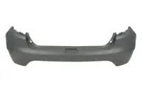 Bara spate superior, grund, orificii senzori parcare: 4, certificate CZ potrivit RENAULT CLIO IV Ph II Hatchback Station wagon 5D 06.16-09.19