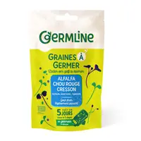 Mix alfalfa, creson, varza rosie pentru germinat bio 150g Germline