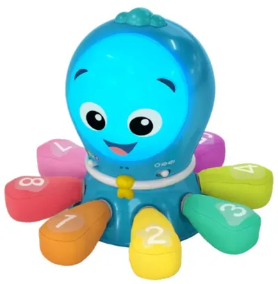 Jucărie senzorială 4 în 1 Baby Einstein - Ocean Explorers, caracatiță