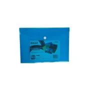 Mapa plastic Eagle ZP043, cu capsa, A5, transparent / albastru