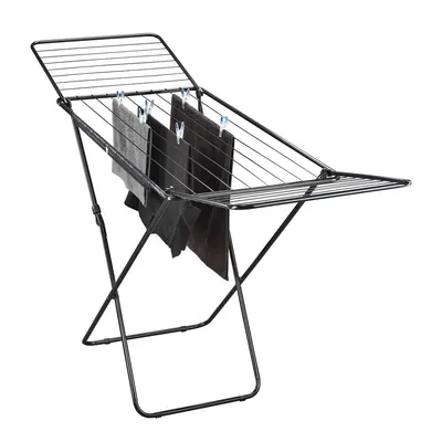 Uscător de rufe negru 20 m Classic 200 Easy – LEIFHEIT