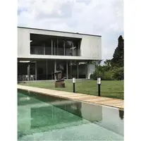 Pitic STONE Negru Aluminiu & Acrylic LED E27 1x12 Wat 220-240 Volt IP54 Fara bec IP54
