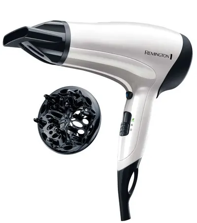 Uscător de păr Remington - D3015 Power Volume, 2000W, 3 viteze, gri