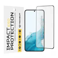 Folie de protectie Ecran Techsuit pentru Samsung Galaxy S23 S911 / S22 5G S901, Sticla Securizata, Full Glue, Neagra
