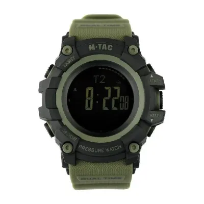 Ceas tactic M-TAC Adventure Olive Green + Negru - Default Title