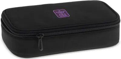 Penar dreptunghiular Ars Una Cordura - Black/Violet, 1 fermoar