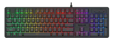 Tastatură gaming Redragon - Netherbane, RGB, negru