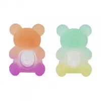 Set de jucării pentru bebeluși din silicon Infantino Ursuleți colorați, 2 buc