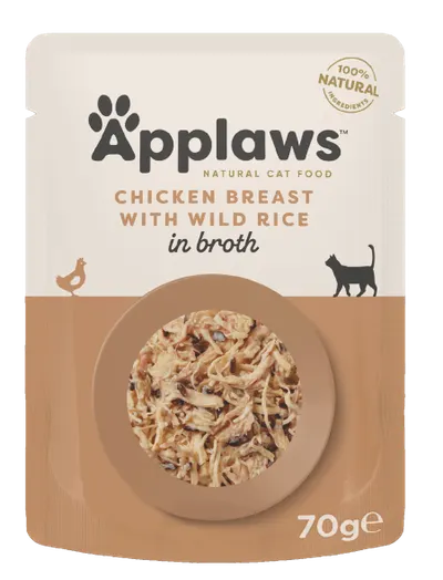 Applaws Cat Plic Piept Pui Cu Orez Salbatic 70 g