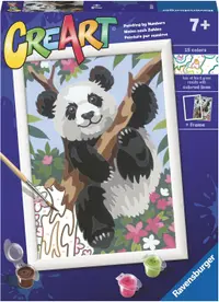 Set de pictură pe numere Ravensburger CreArt - Panda