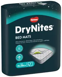 Huggies Drynites Protectori de pat - 78 x 88 cm, 7 bucăți