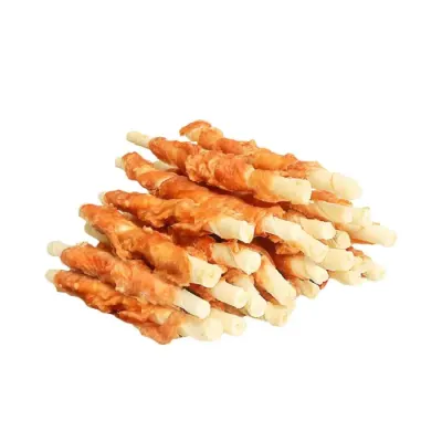 Recompense pentru caini 4Dog Rawhide Rolls With Chicken 1 kg