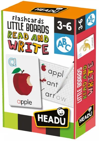 Carti flash educative Headu Montessori - Citeste si scrie