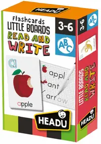Carti flash educative Headu Montessori - Citeste si scrie