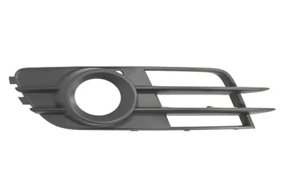Grila bara fata Stanga potrivit AUDI A6 C7 2010-2018 2010-2014 - (cu orificii proiector ceata, negru)