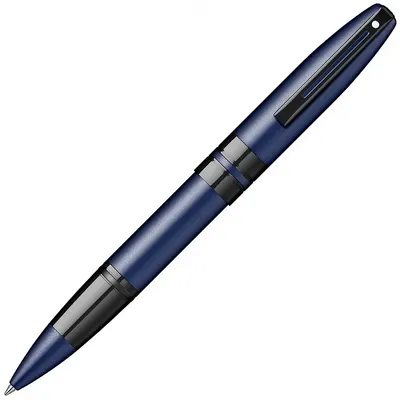 Roller Sheaffer Icon - Matte Blue Lacquer with Black PVD Trims