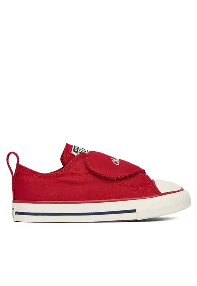 Pantofi sport copii - velcro - rosu - textil