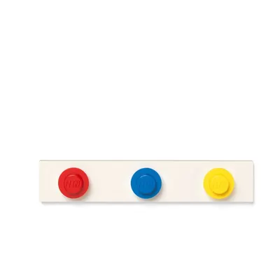 Cuier de perete LEGO®, roșu-albastru-galben
