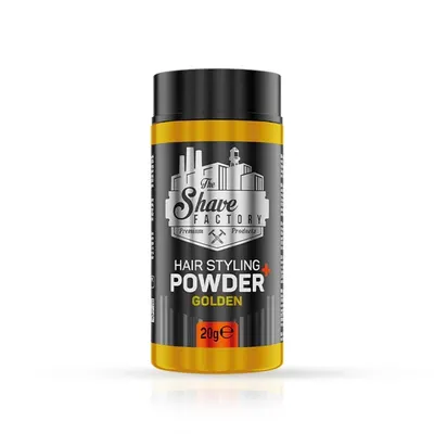 Pudra - SHAVE FACTORY - de volum si efect mat 20 gr - GOLDEN