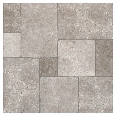 Gresie exterior / interior antiderapanta Toscana Grey 60 x 60 cm mata portelanata rectificata tip piatra naturala