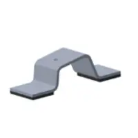 Picior mic MIJLOC pentru sprijin sistem panouri montaj plan plat orientare sud S10