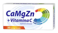 CaMgZn + Vitamina C, 50 comprimate, Zdrovit