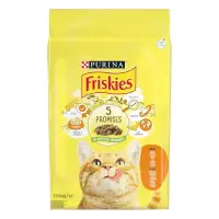 Hrana uscata pentru pisici Friskies Adult, Pui & Legume, 10kg 10kg