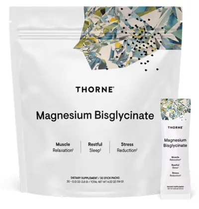 Magnesium Bisglycinate, 200 mg, 30 plicuri, Thorne