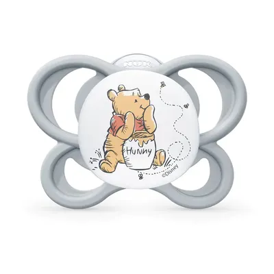 Suzeta NUK Perfect Match Air Silicon Cutie Depozitare Winnie Gri 0-6 luni