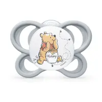 Suzeta NUK Perfect Match Air Silicon Cutie Depozitare Winnie Gri 0-6 luni