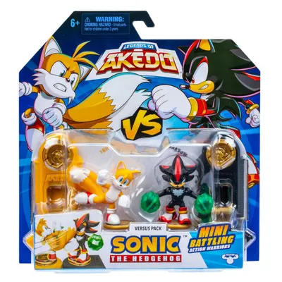 Set 2 figurine, Akedo, Tails Vs Shadow, S1