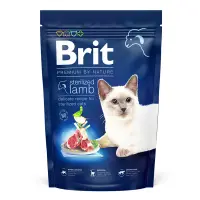 Hrana uscata pentru pisici Brit Premium By Nature Sterilized, Lamb, 1.5Kg 1.5kg
