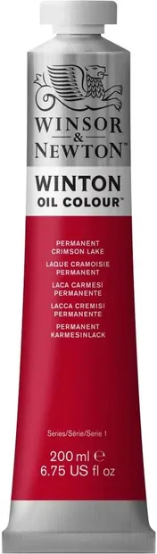 Winsor & Newton Winton Vopsea de ulei Winton - Permanent Red, 200 ml