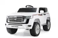 Masinuta electrica pentru 2 copii, Toyota Land Cruiser 140W 12V PREMIUM, alba