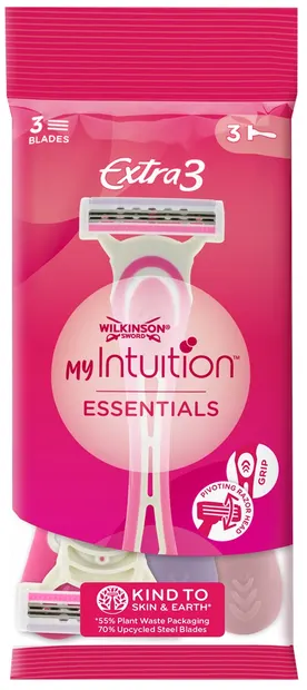 Wilkinson Sword Aparate de ras de damă Extra3 Essentials Beauty, 3 buc.