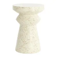 Măsuță auxiliară rotundă din ciment terrazzo ø 32 cm Sella – Light & Living