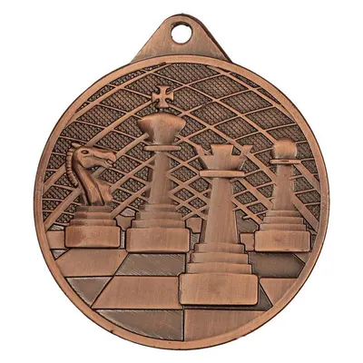 Medalie Sah 50mm MMC34050 Bronz