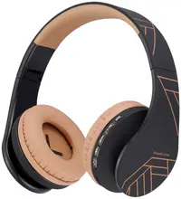 Căști wireless PowerLocus - P1, negru/maro