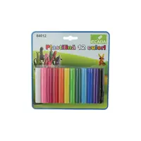 Plastilina 12culori, 180g, Ecada