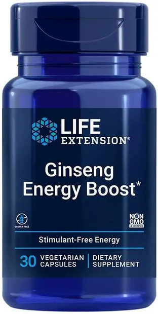 Ginseng Energy Boost, 30 vege capsule, Life Extension