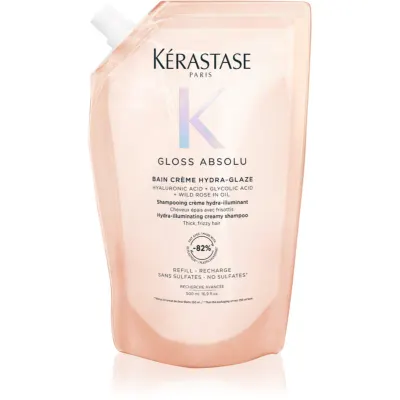 Kérastase Gloss Absolu Créme Bain Hydra-Glaze șampon de baie pentru un par stralucitor si catifelat Refill 500 ml