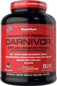 Carnivor Beef Protein, ciocolată cu unt de arahide, 1876 g, Muscle Meds